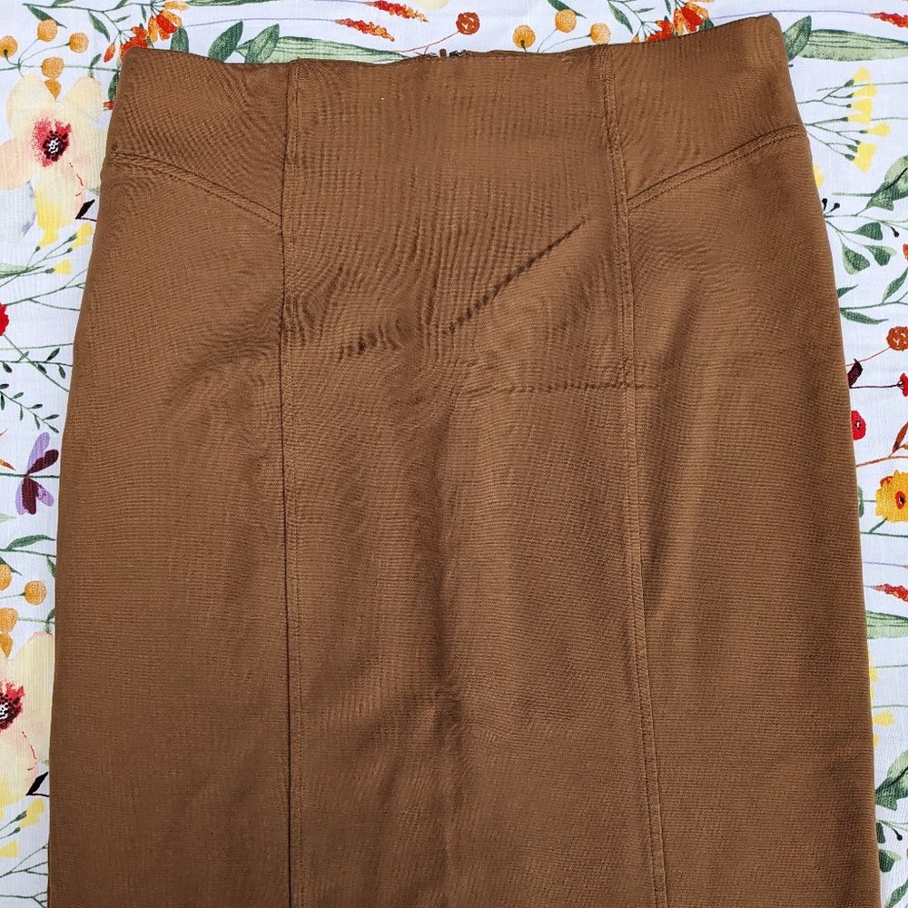 Brown Pencil Skirt - Virtue - Size 6